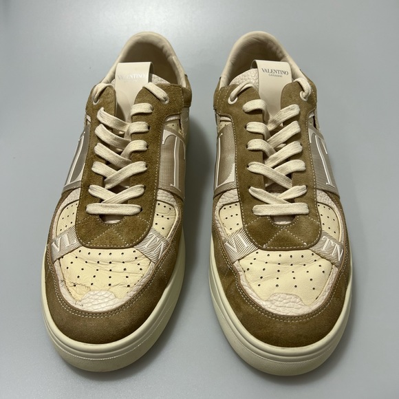 Valentino Garavani Off-White Tan VL7N Sneakers Men's EU 46/US 13